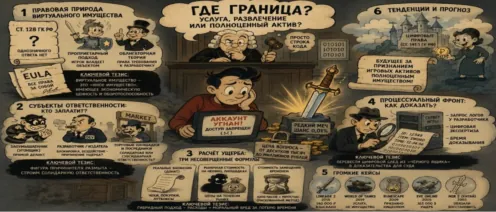 Угнали танк, украли меч: как суд оценивает ущерб за игровые артефакты и прокачанные аккаунты