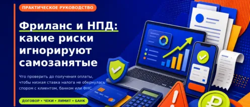 Фриланс и НПД: какие риски игнорируют самозанятые