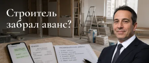 Строитель взял аванс и пропал: как вернуть деньги без договора