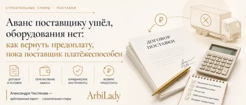 Аванс поставщику ушёл, оборудования нет: как вернуть предоплату, пока поставщик платёжеспособен