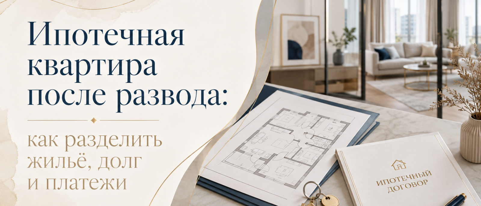 Юрист Кудряшова Милана Александровна объясняет: Ипотечная квартира после развода: как разделить жильё, долг и платежи