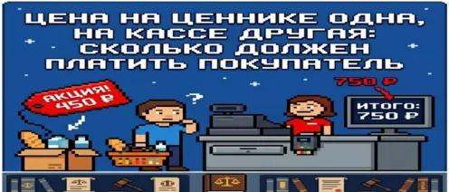 Цена на ценнике одна, на кассе другая: сколько должен платить покупатель