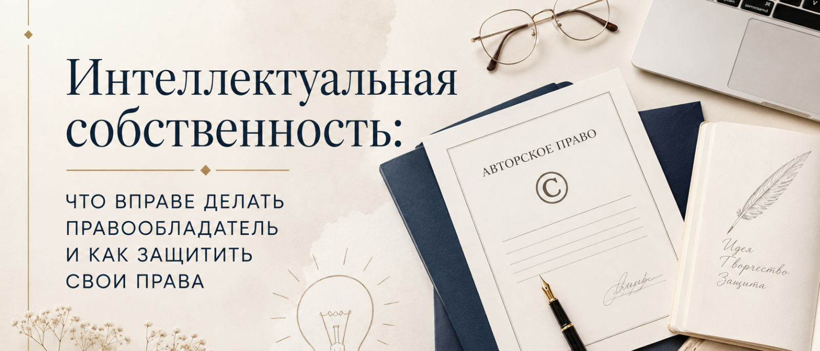 Юрист Кудряшова Милана Александровна объясняет: Интеллектуальная собственность: что вправе делать правообладатель и как защитить свои права
