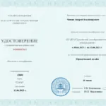 Пповышение квалификации Юридический дизайн - Чешин Андрей Владимирович