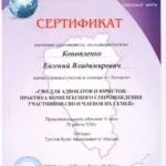 Сертификат 5 - Конопленко Евгений Владимирович