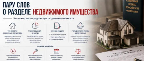 Пару слов о разделе недвижимого имущества