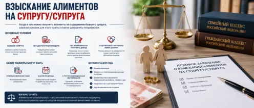 Взыскание алиментов на супругу/супруга