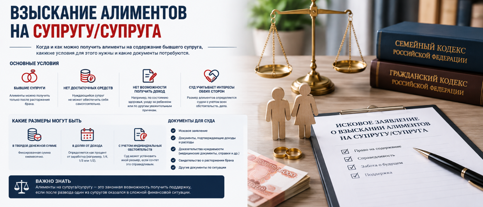 Юрист Сараев Михаил Юрьевич объясняет: Взыскание алиментов на супругу/супруга