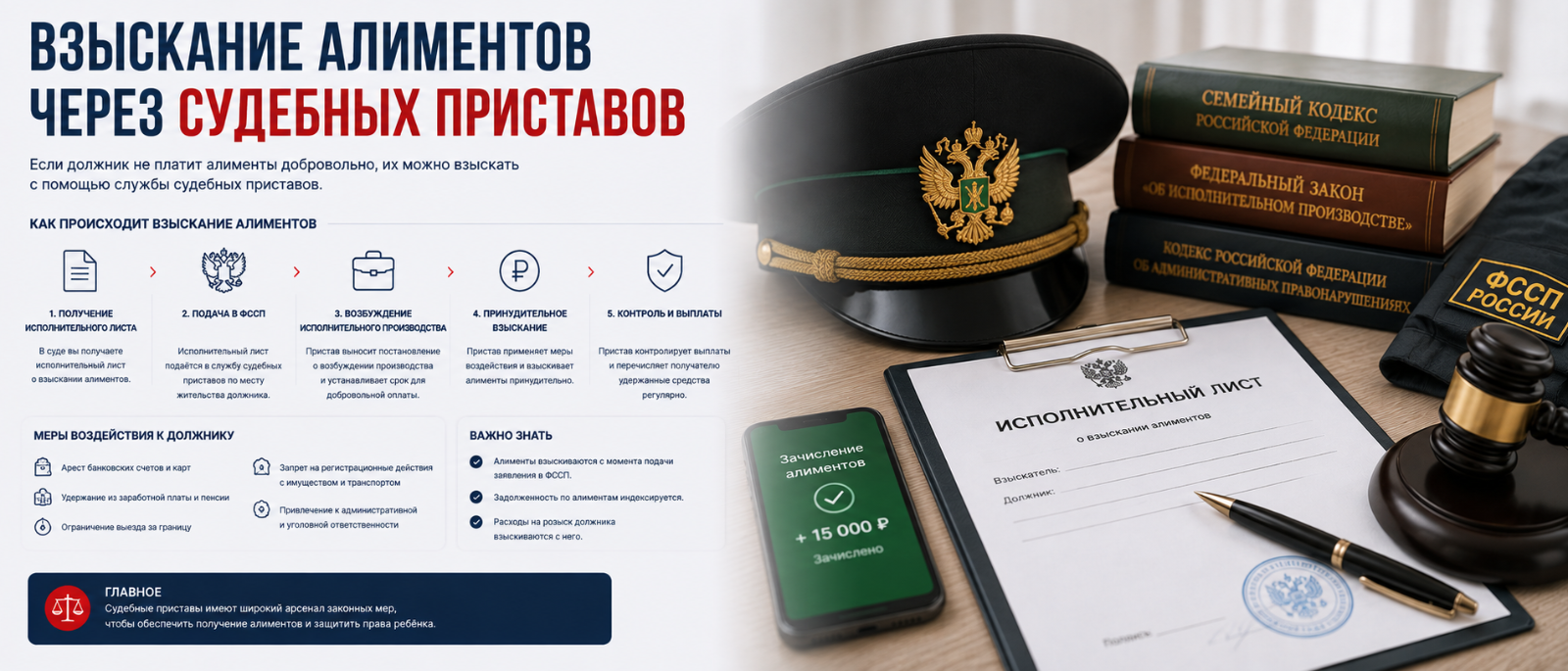 Юрист Сараев Михаил Юрьевич объясняет: Взыскание алиментов через судебных приставов