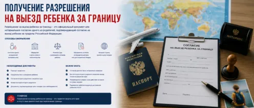 Получения разрешения на выезд ребенка за границу