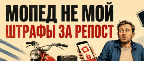 Мопед не мой. Штрафы за репост от ФАС