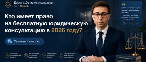 Кто имеет право на бесплатную юридическую консультацию в 2026 году