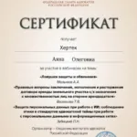 Сертификат 2 - Хертек Аяна Олеговна