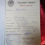 Трудовая книжка - Кугейко Анжела Сергеевна