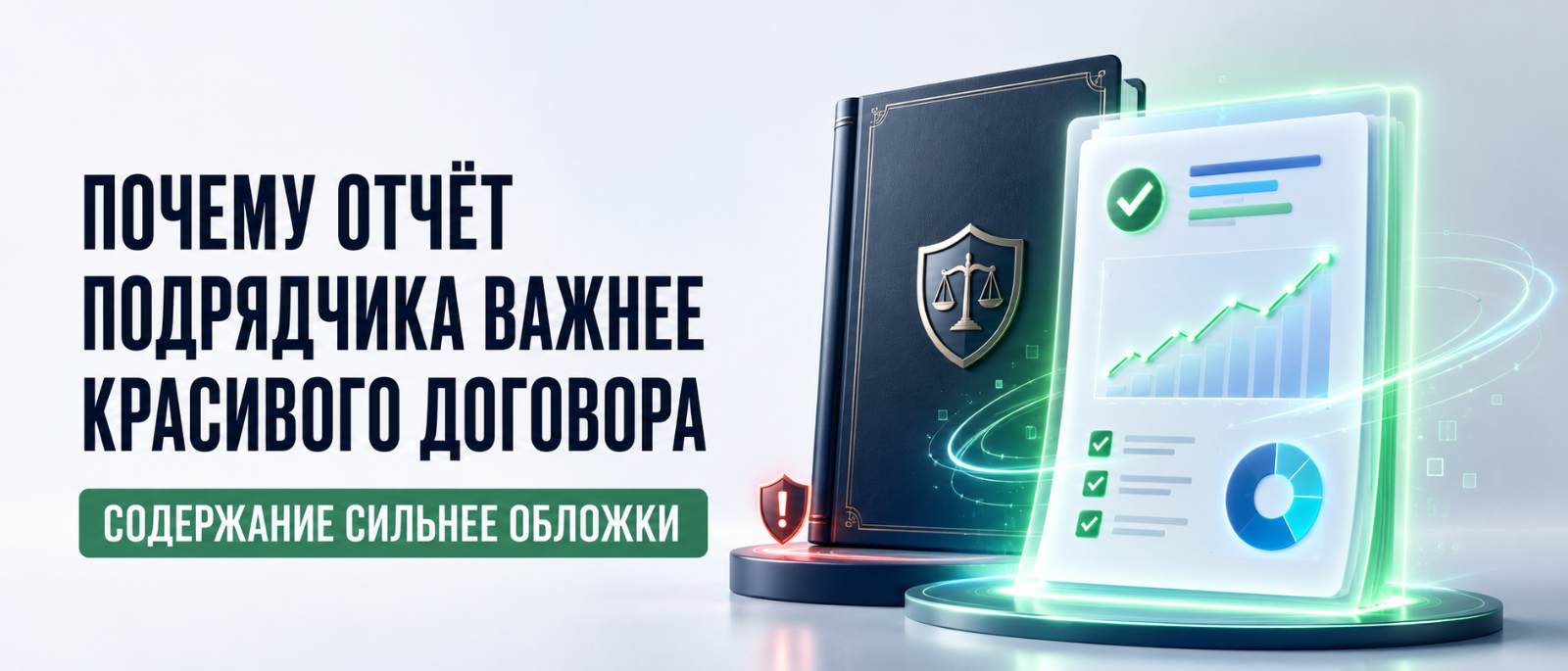 Юрист Немков Николай Владимирович объясняет: Почему отчёт подрядчика важнее красивого договора