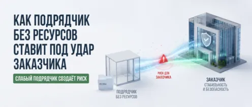 Как подрядчик без ресурсов ставит под удар заказчика