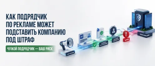 Как подрядчик по рекламе может подставить компанию под штраф