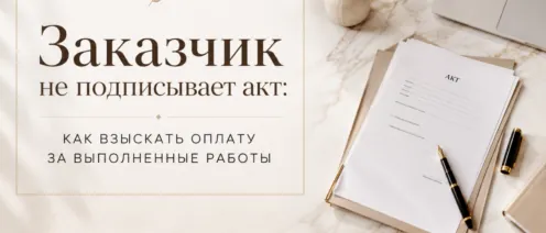 Заказчик не подписывает акт: как взыскать оплату за выполненные работы