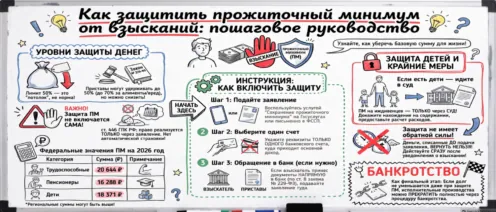 «После удержаний оставалось 23 500 ₽ на троих». История о том, как включить защиту прожиточного мин