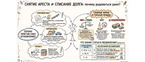 Приставы сняли ограничения (аресты) без взыскания, или «пиррова победа»