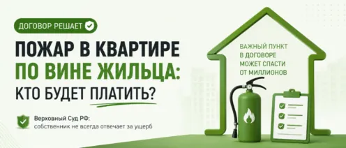 Сдаёте квартиру? Почему условия договора могут решить, кто заплатит за пожар