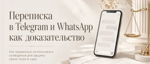 Переписка в Telegram и WhatsApp как доказательство в суде: когда скриншоты действительно работают