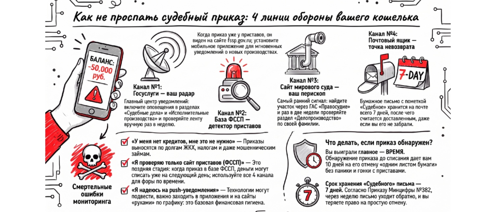 Юрист Арзуманов Армен Валерьевич объясняет: Как узнать о судебном приказе раньше, чем спишут деньги с карты