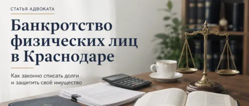 Банкротство физических лиц в Краснодаре: как законно списать долги и защитить своё имущество