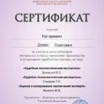 Сертификат 8 - Натаревич Денис Олегович