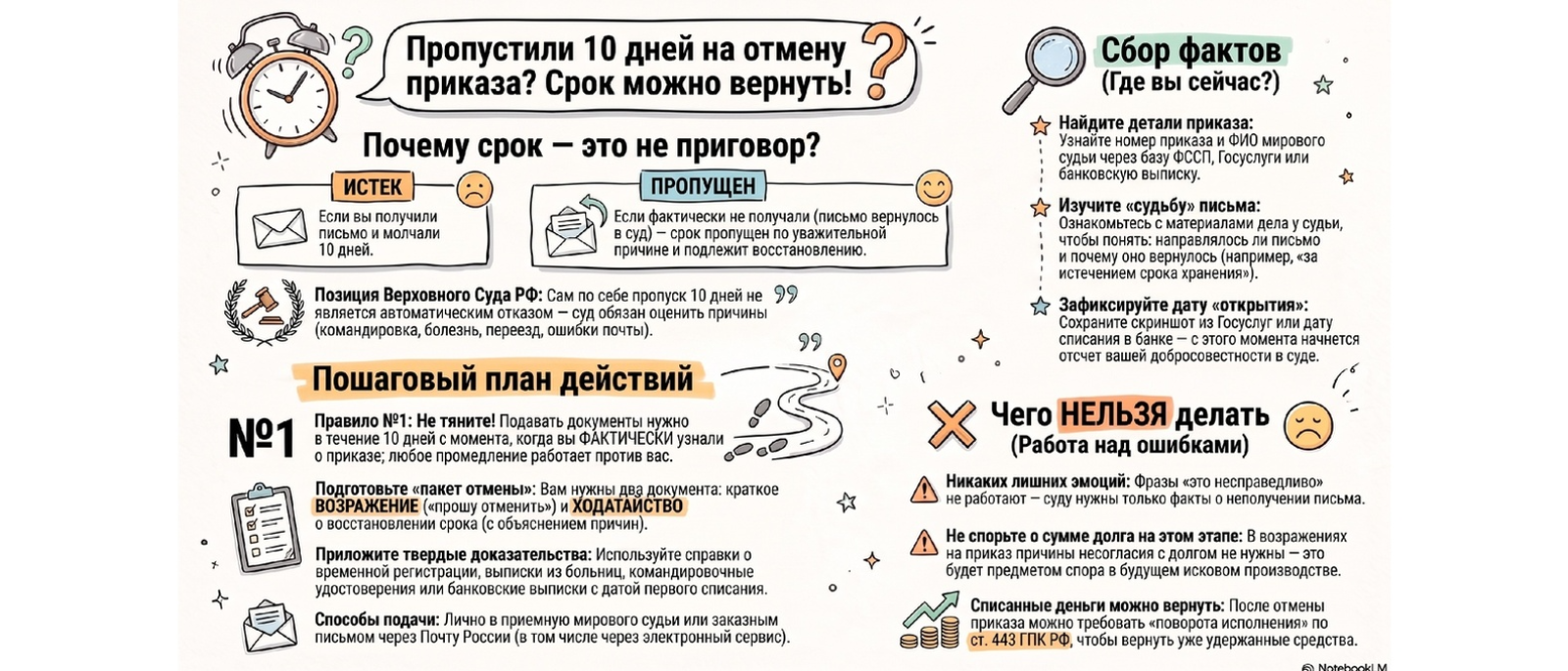 Юрист Арзуманов Армен Валерьевич объясняет: Пропустили 10 дней на отмену приказа