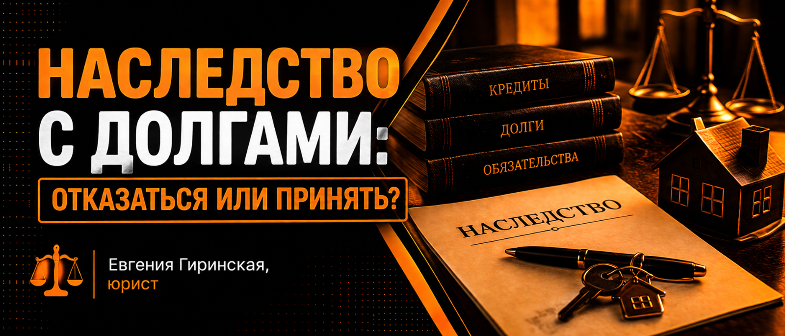 Юрист Гиринская Евгения Александровна объясняет: Наследство с долгами: отказаться или принять