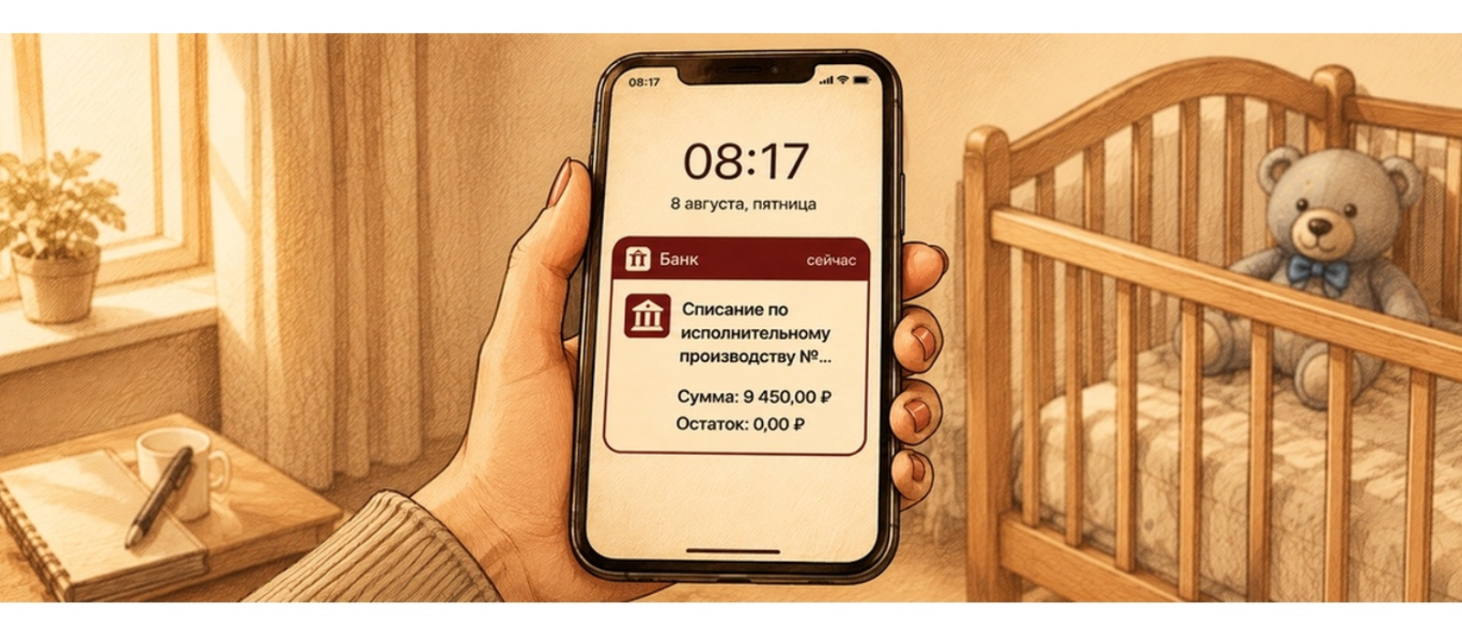 Юрист Арзуманов Армен Валерьевич объясняет: Списали детское пособие: утро, которого не должно было быть
