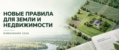Новые правила для земли и недвижимости: что изменилось для собственников и арендаторов в 2026 году