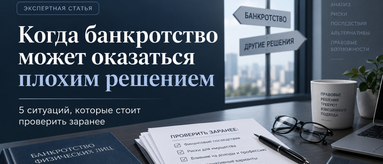 Юрист Изосимов Иван Дмитриевич объясняет: Когда банкротство может оказаться плохим решением