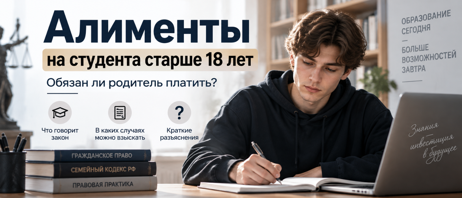 Юрист Нефедов Егор Михайлович объясняет: Алименты на студента старше 18 лет: разъяснения