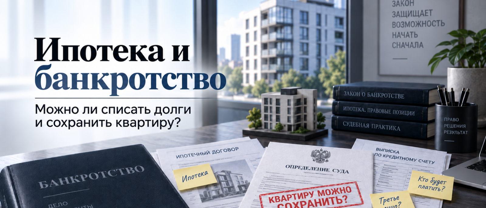 Юрист Изосимов Иван Дмитриевич объясняет: Ипотека и банкротство в 2026 году: можно ли списать кредиты и не попрощаться с квартирой