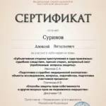 Сертификат от 17.06.2025 – 6 часов - Суринов Алексей Витальевич