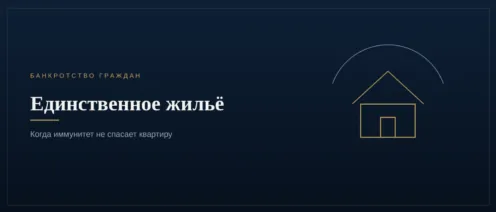 Единственное жильё при банкротстве: когда иммунитет не спасает квартиру