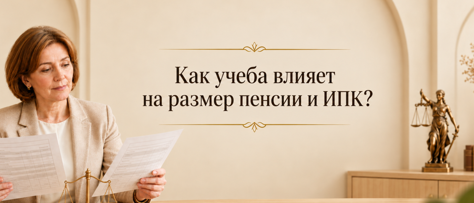 Юрист Решетникова Анна Юрьевна объясняет: Как учеба влияет на размер пенсии и ИПК