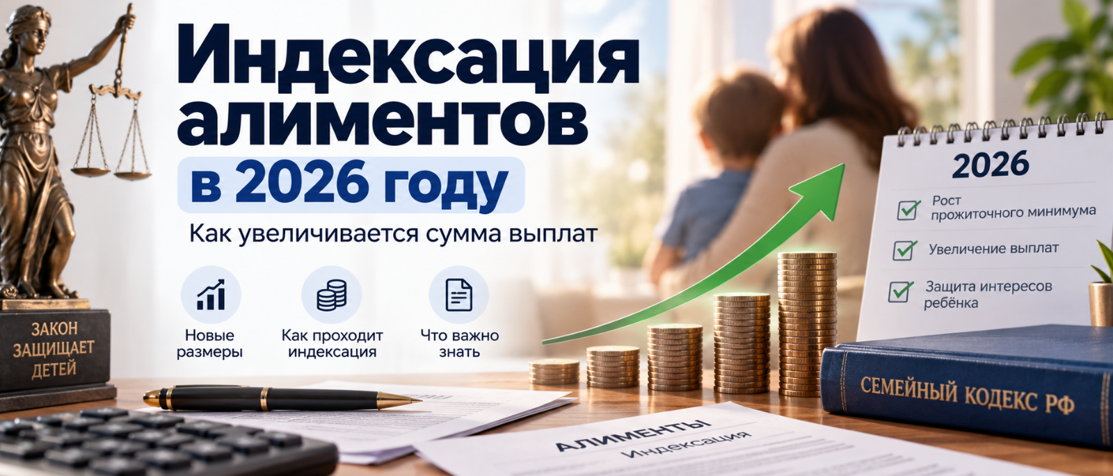 Юрист Нефедов Егор Михайлович объясняет: Индексация алиментов в 2026 году: как увеличивается сумма выплат
