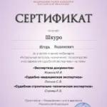Сертификат 3 - Шкуро Игорь Вадимович