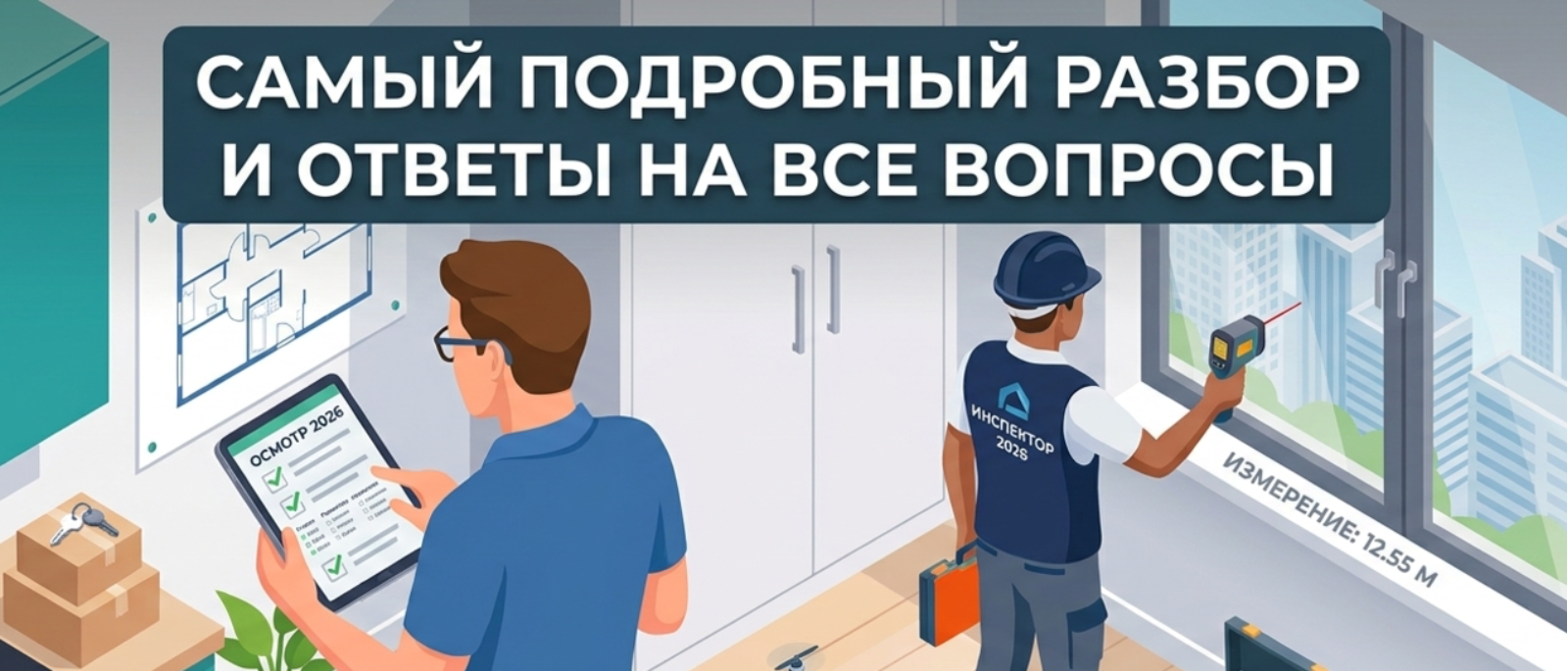 Юрист Мансурова Светлана Ильинична объясняет: Приемка квартиры 2026: пошаговый план от уведомления до права собственности