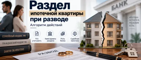 Раздел ипотечной квартиры при разводе: алгоритм действий