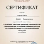 11. Вебинар 17.09.2026 (2 часа) - Сорокоумов Борис Николаевич