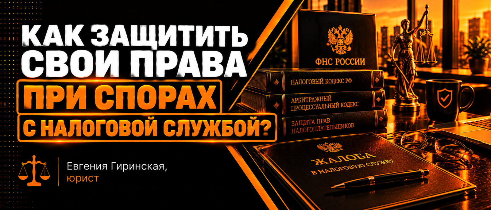 Юрист Гиринская Евгения Александровна объясняет: Как защитить свои права при спорах с налоговой службой
