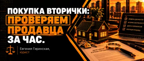 Покупка вторички: проверяем продавца за час