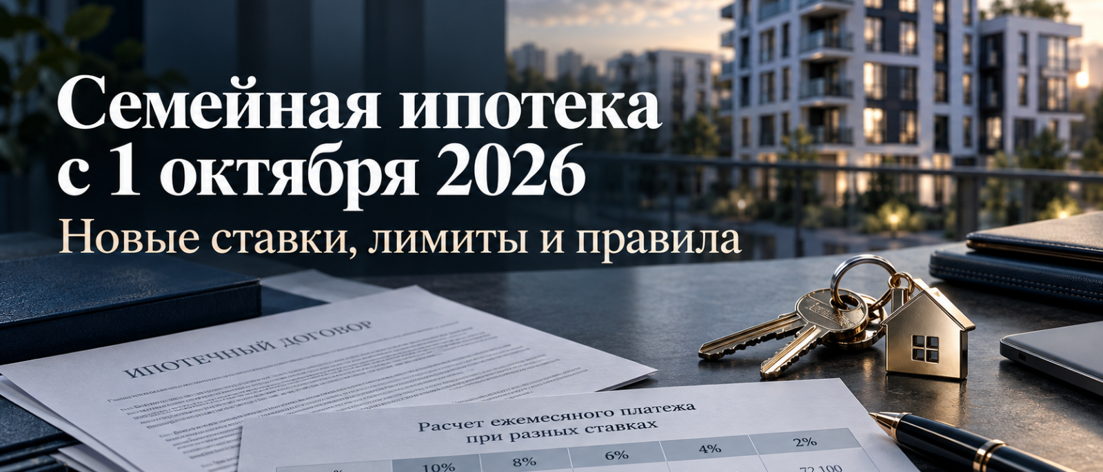 Юрист Изосимов Иван Дмитриевич объясняет: Семейная ипотека с 1 октября 2026 года: новые ставки, лимиты и правила