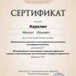 Сертификат за вебинар 07.04.25 (6 часов) - Карелин Михаил Юрьевич