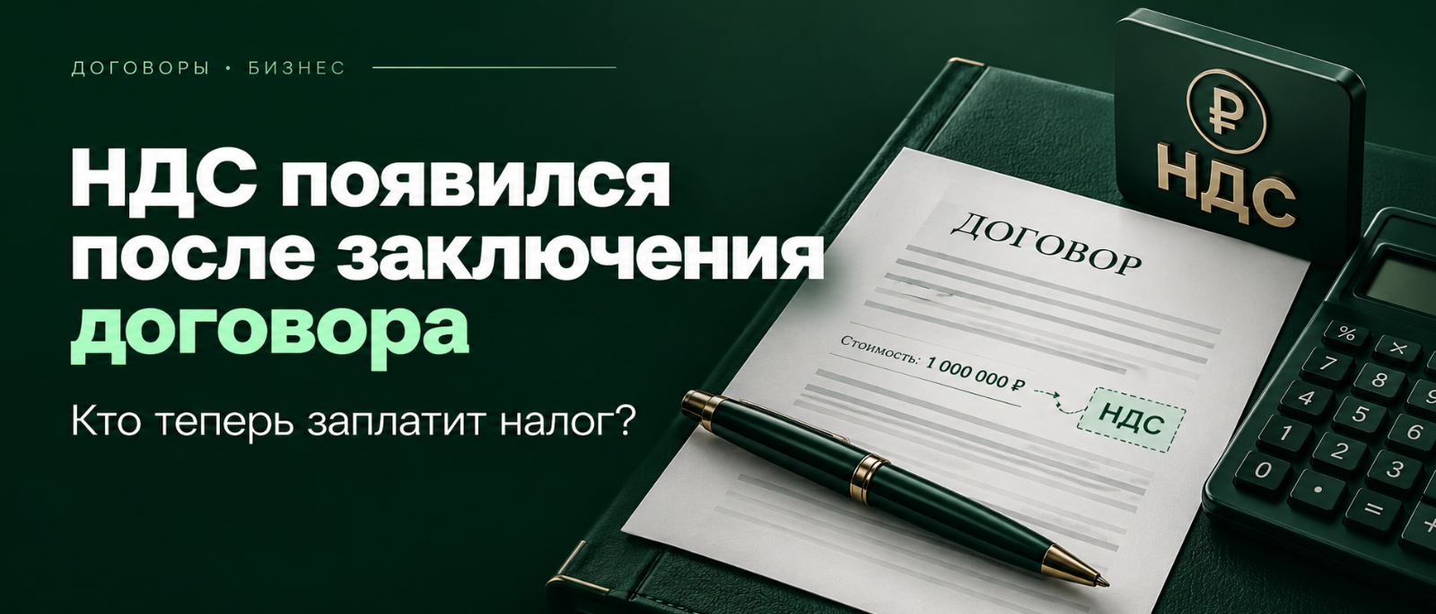 Юрист Воропаев Дмитрий Александрович объясняет: НДС появился уже после заключения договора: кто теперь заплатит налог