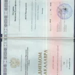 Диплом ИГА Москва - Онгориев Вячеслав Рудольфович